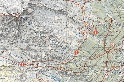 Vallée du Trient, 1:25‘000, Hiking Map Preview 2