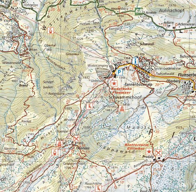 Flumserberg - Walensee, 1:25‘000, Hiking Map Preview 2