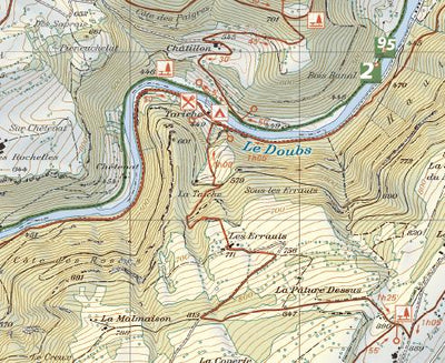 Franches-Montagnes Freiberge, 1:25‘000, Hiking Map Preview 2