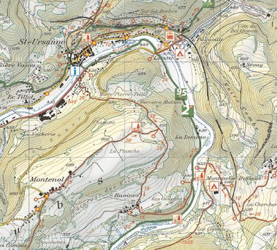 Ajoie, 1:25‘000, Hiking Map Preview 3