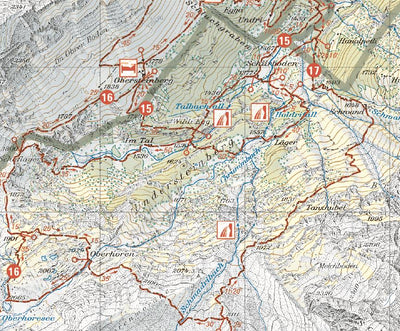 Lauterbrunnental, 1:25‘000, Hiking Map Preview 3