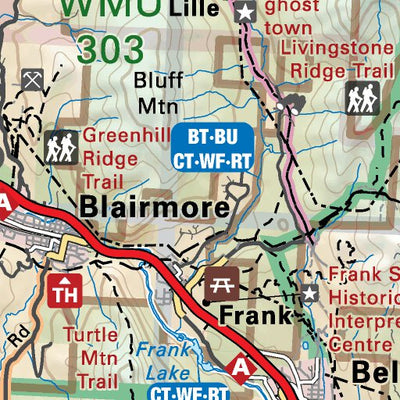 SOAB10 Crowsnest Pass East - Southern Alberta Topo Preview 3