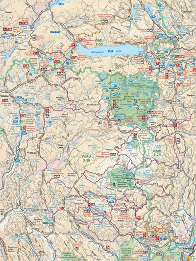 CCBC07 Bonaparte Lake - Cariboo Chilcotin Coast BC Topo Preview 1