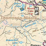 CCBC07 Bonaparte Lake - Cariboo Chilcotin Coast BC Topo Preview 2