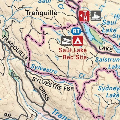 CCBC07 Bonaparte Lake - Cariboo Chilcotin Coast BC Topo Preview 3