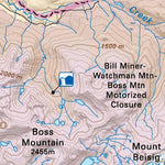 CCBC31 Hendrix Lake - Cariboo Chilcotin Coast BC Topo Preview 2