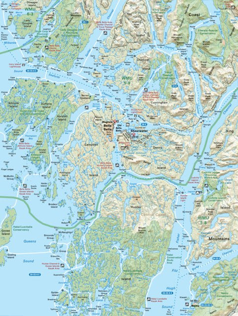 CCBC20 Bella Bella - Cariboo Chilcotin Coast BC Topo Preview 1
