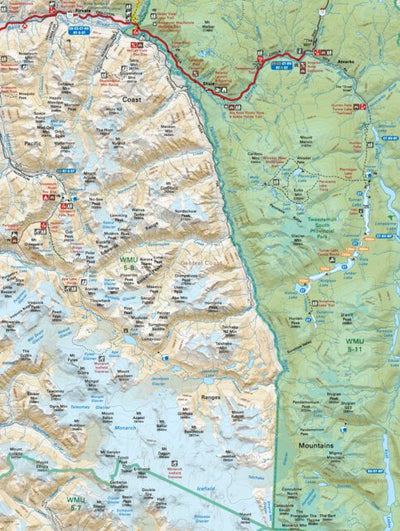 CCBC23 Turner Lake - Cariboo Chilcotin Coast BC Topo Preview 1