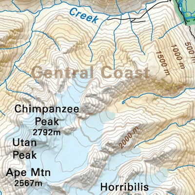 CCBC23 Turner Lake - Cariboo Chilcotin Coast BC Topo Preview 2