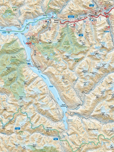 CCBC22 Bella Coola - Cariboo Chilcotin Coast BC Topo Preview 1