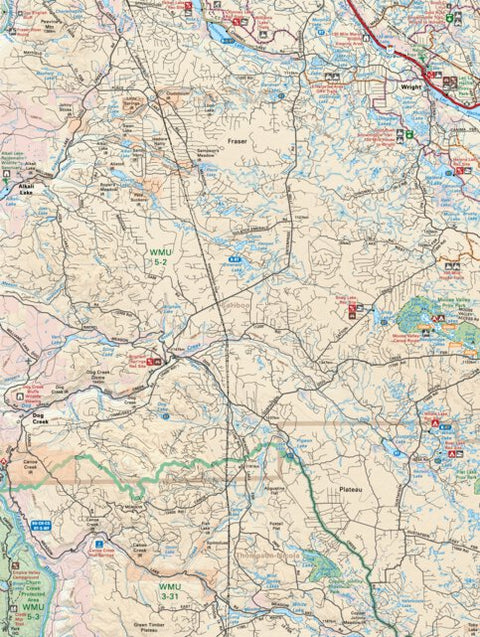 CCBC17 Gustafsen Lake - Cariboo Chilcotin Coast BC Topo Preview 1