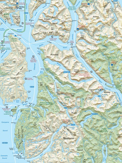 CCBC47 Butedaleand - Cariboo Chilcotin Coast BC Topo Preview 1