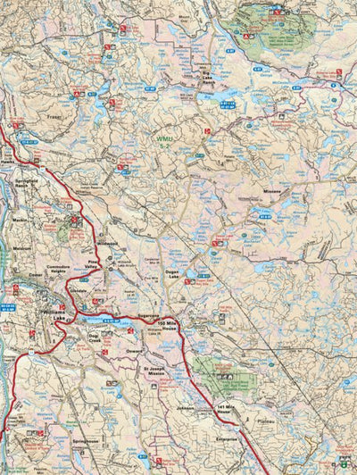 CCBC29 Williams Lake - Cariboo Chilcotin Coast BC Topo Preview 1