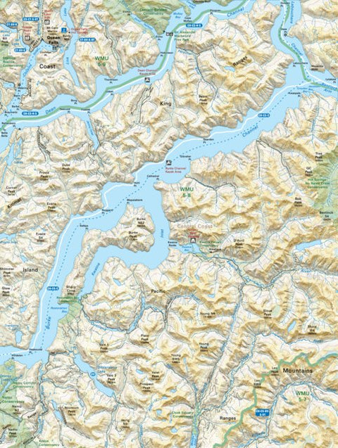 CCBC21 Ocean Falls - Cariboo Chilcotin Coast BC Topo Preview 1