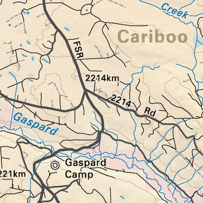 CCBC16 Gang Ranch - Cariboo Chilcotin Coast BC Topo Preview 2