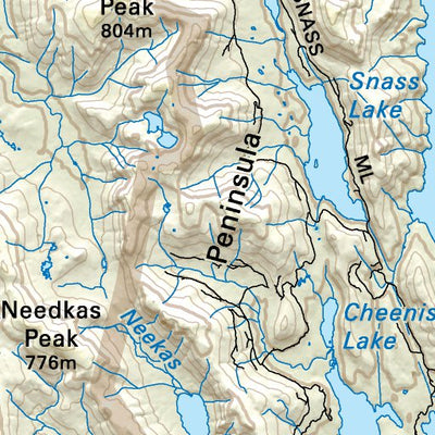 CCBC34 Klemtu - Cariboo Chilcotin Coast BC Topo Preview 3