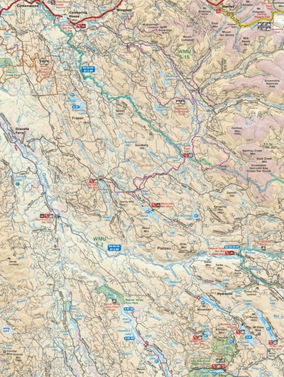 CCBC43 Quesnel Forks - Cariboo Chilcotin Coast BC Topo Preview 1
