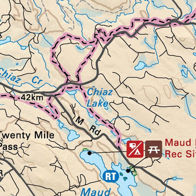 CCBC43 Quesnel Forks - Cariboo Chilcotin Coast BC Topo Preview 2