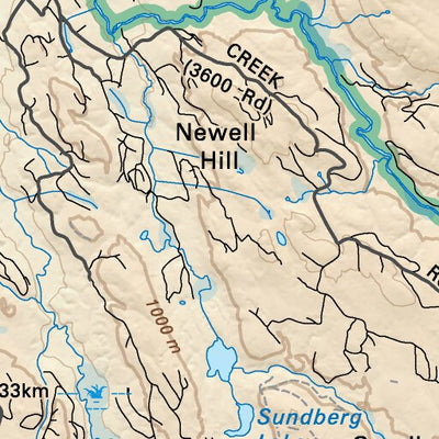 CCBC43 Quesnel Forks - Cariboo Chilcotin Coast BC Topo Preview 3