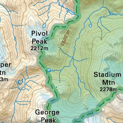 CCBC50 Eutsuk Lake - Cariboo Chilcotin Coast BC Topo Preview 3
