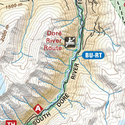 CCBC59 West Twin Provincial Park - Cariboo Chilcotin Coast BC Topo Preview 3