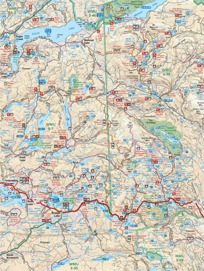 CCBC19 Interlakes Highway - Cariboo Chilcotin Coast BC Topo Preview 1