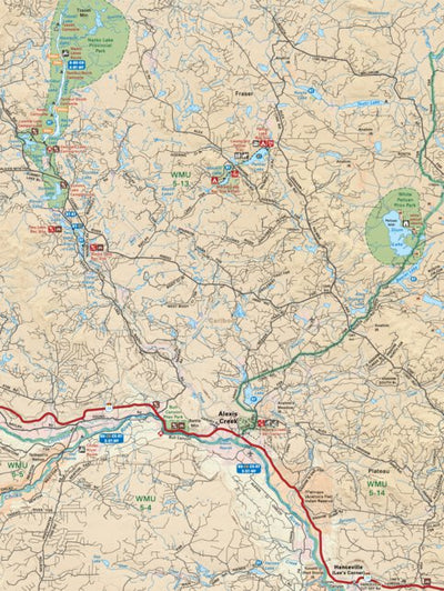 CCBC27 Alexis Creek - Cariboo Chilcotin Coast BC Topo Preview 1