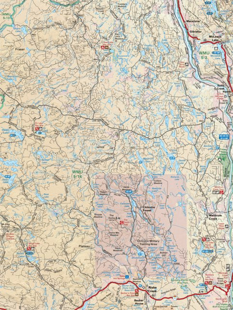 CCBC28 Riske Creek - Cariboo Chilcotin Coast BC Topo Preview 1