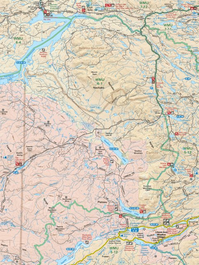 CCBC53 Tatelkuz Lake - Cariboo Chilcotin Coast BC Topo Preview 1