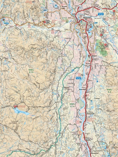 CCBC42 Quesnel - Cariboo Chilcotin Coast BC Topo Preview 1