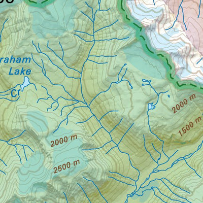 CCBC45 Mitchell Lake - Cariboo Chilcotin Coast BC Topo Preview 3
