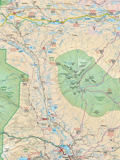 CCBC38 Anahim Lake - Cariboo Chilcotin Coast BC Topo Preview 1