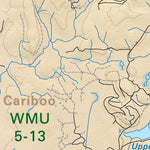 CCBC41 Nazko - Cariboo Chilcotin Coast BC Topo Preview 2