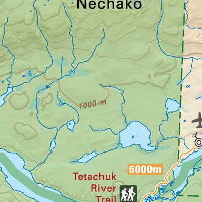 CCBC51 Redfern Rapids - Cariboo Chilcotin Coast BC Topo Preview 2