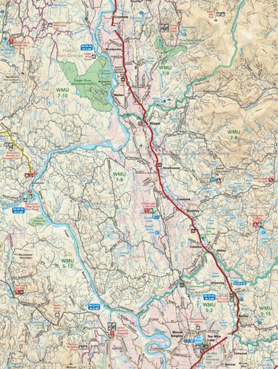 CCBC56 Hixon - Cariboo Chilcotin Coast BC Topo Preview 1