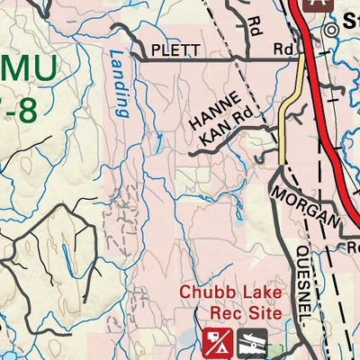 CCBC56 Hixon - Cariboo Chilcotin Coast BC Topo Preview 2
