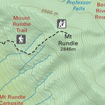 Canmore - Minnewanka Lake Topo Map - Banff National Park Alberta Preview 3