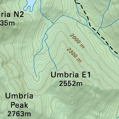 Connor Lakes – Height of the Rockies Provincial Park Map BC Preview 2