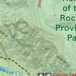 Connor Lakes – Height of the Rockies Provincial Park Map BC Preview 3
