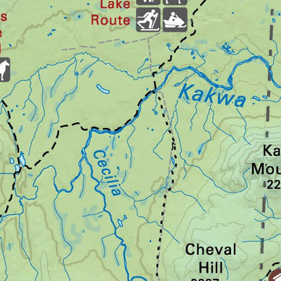 Kakwa Provincial Parks – Alberta & BC Park Recreation Map Preview 2