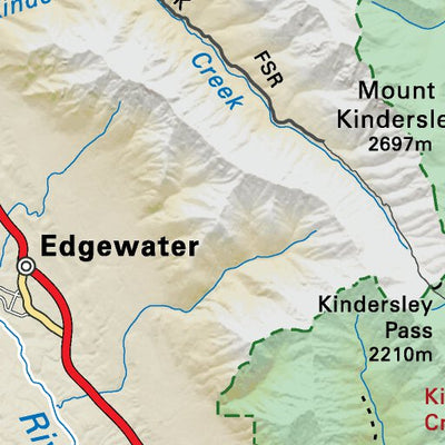 Kootenay National Park – BC Park Recreation Map Preview 3