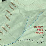 Marble Canyon Topo Map – Kootenay National Park Preview 3