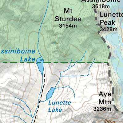 Mount Assiniboine Provincial Park – BC Park Recreation Map Preview 3