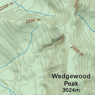 Lake Magog – Mount Assiniboine Provincial Park Map BC Preview 3