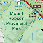 Mount Robson Provincial Park – BC Park Recreation Map Preview 2