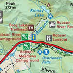 Mount Robson Provincial Park – BC Park Recreation Map Preview 3