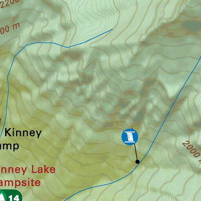 Berg Lake Topo Map – Mount Robson Provincial Park Preview 2
