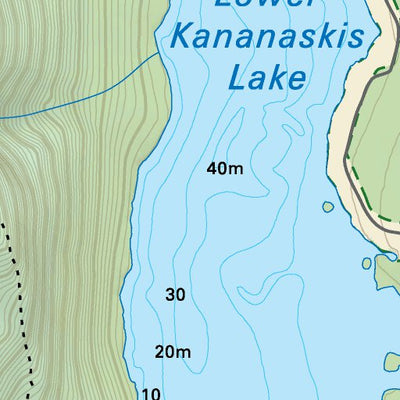 Kananaskis Lakes Topo Map – Peter Lougheed Provincial Park Preview 2