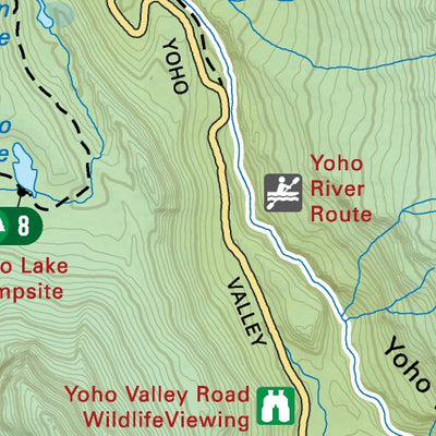 Field - Emerald Lake - Yoho Valley Topo Map – Yoho National Park Preview 2
