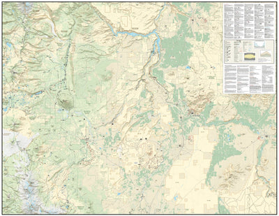 Sisters & Redmond, Oregon High Desert Trail Map Preview 1